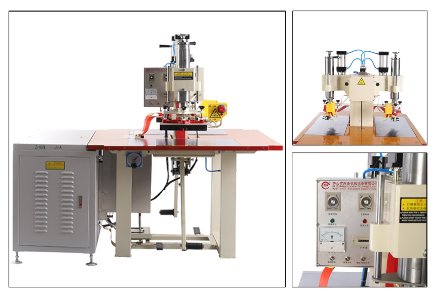 Double head pneumatic high frequency welding machine