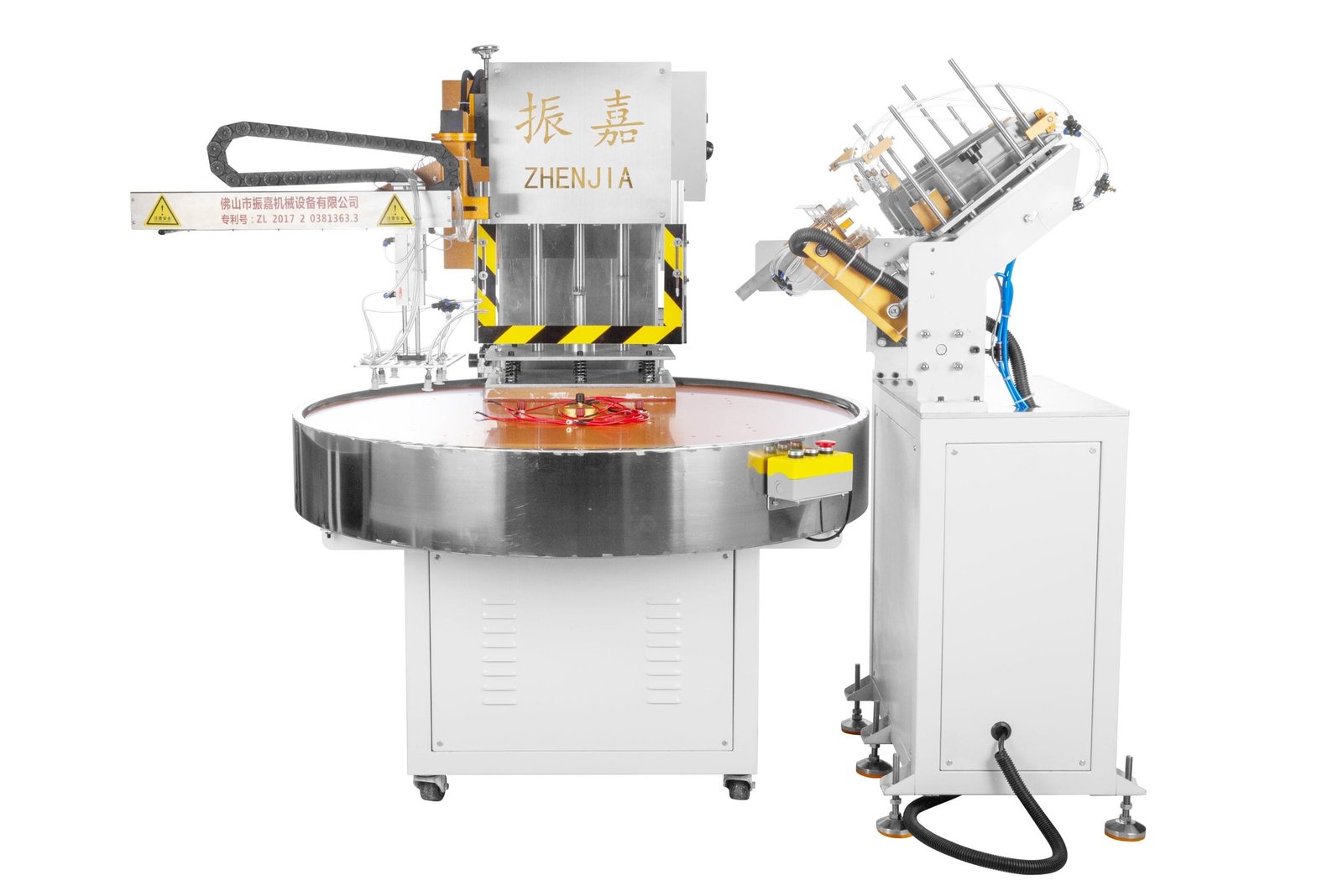 ZJ-50AD automatic double manipulator blister sealing machine – side view