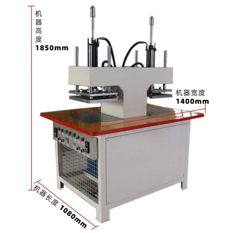 High frequency embossing welding machine – garment label and PU leather application