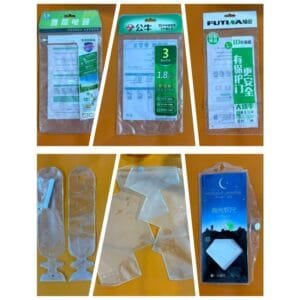 Custom PVC bag welding result from Zhenjia bag sealing machine