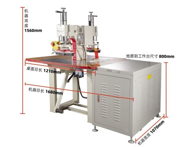 double-head pedal hf welding machine ZJ-5K-8K-10K-T, view 6